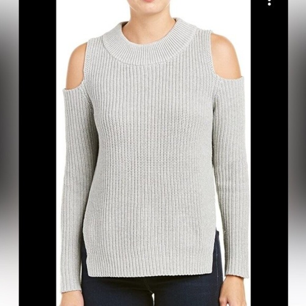 French connection women’s cold shoulder sweater size small